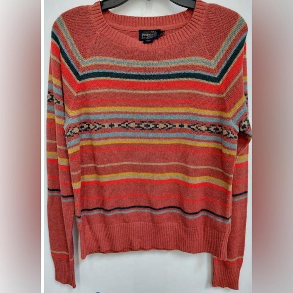 Pendleton Coral Knit Sweater